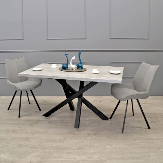 MASĂ DAKOTA BETON 150X80