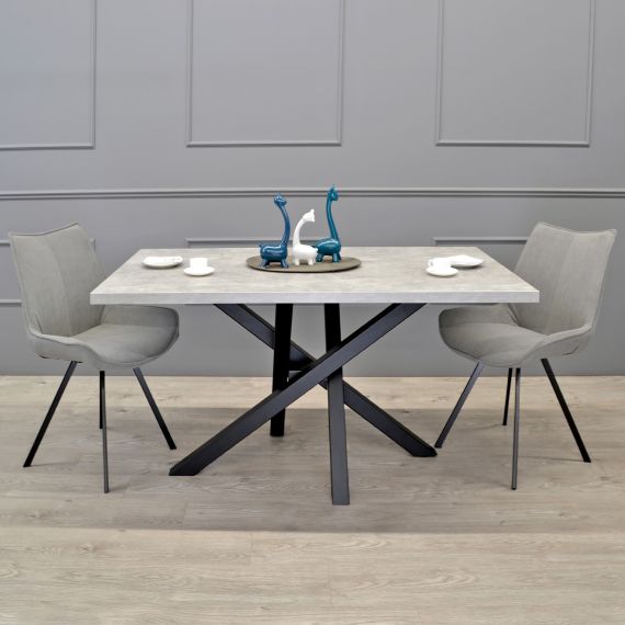 MASĂ DAKOTA BETON 150X80