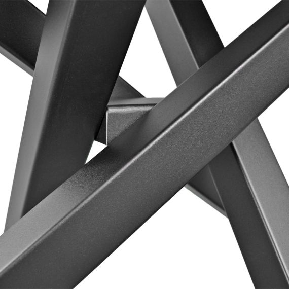 MASĂ DAKOTA MARMURĂ NEAGRĂ 150X80