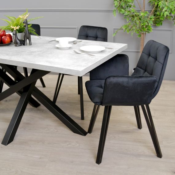 MASĂ DAKOTA BETON 180X90