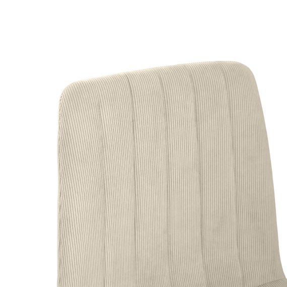 SCAUN DC-90 BGF166-2 BEIGE VELVET+BLACK LEGS