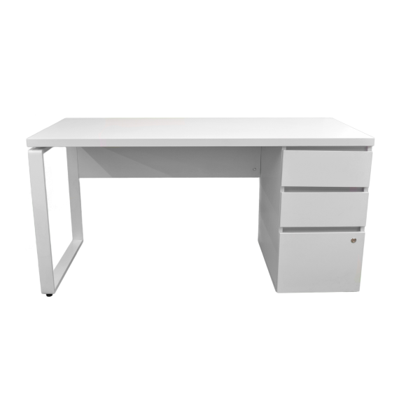 MASA URBAN+BOX ÎNCORPORAT WHITE 1500X680 (BOX PARTEA DREAPTĂ)