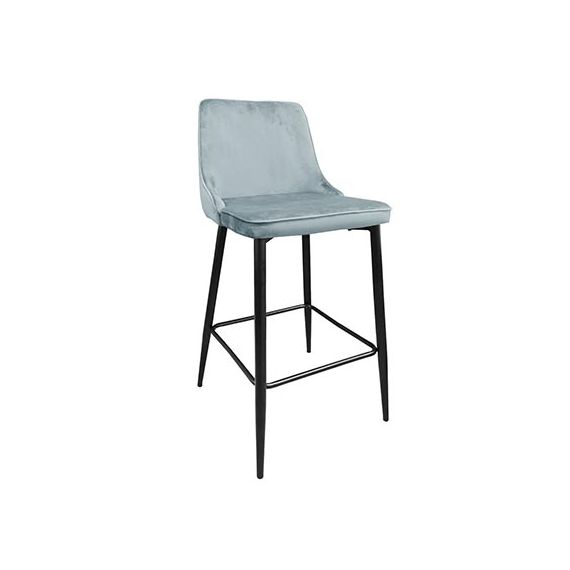 SCAUN DE BAR CLASIC LIGHT BLUE HLR-61+BLACK LEGS