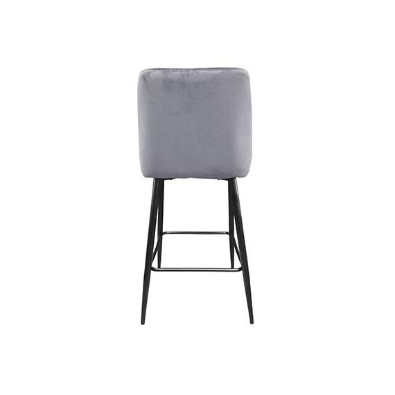 SCAUN DE BAR CLASIC GREY HLR 23 +BLACK LEGS