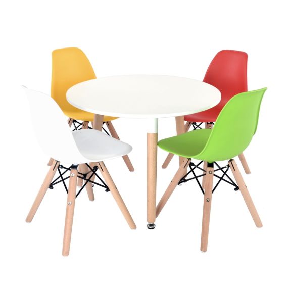 SCAUN COPII EAMES BEBE WHITE