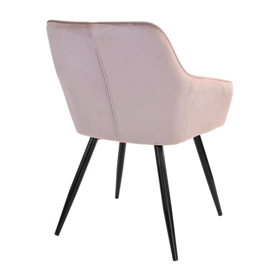 SCAUN IRIS~PUDRA+BLACK LEGS