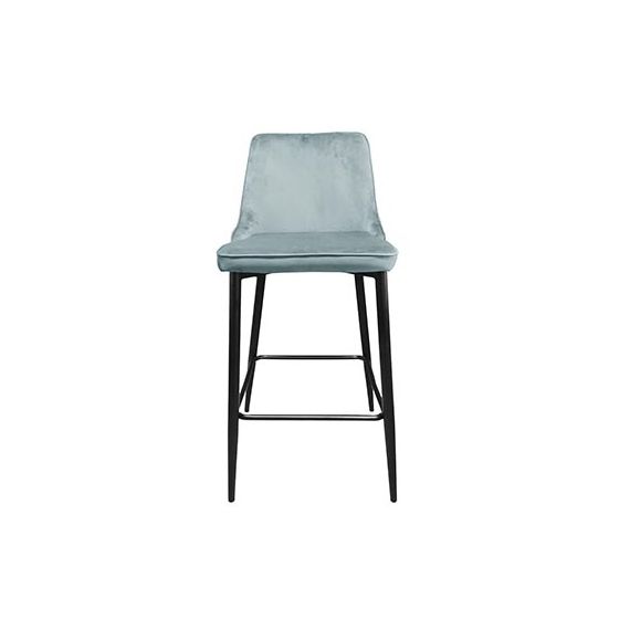 SCAUN DE BAR CLASIC LIGHT BLUE HLR-61+BLACK LEGS