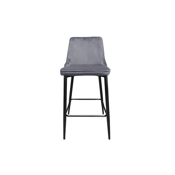 SCAUN DE BAR CLASIC GREY HLR 23 +BLACK LEGS