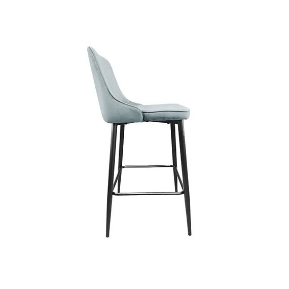 SCAUN DE BAR CLASIC LIGHT BLUE HLR-61+BLACK LEGS