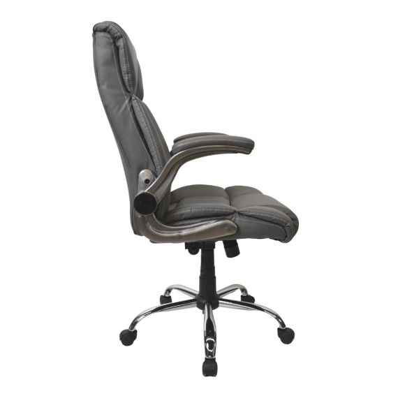 FOTOLIU BIROU/GAMING BX-3702 GREY/PIELE-ECO