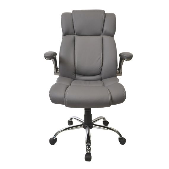 FOTOLIU BIROU/GAMING BX-3702 GREY/PIELE-ECO