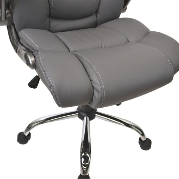 FOTOLIU BIROU/GAMING BX-3702 GREY/PIELE-ECO