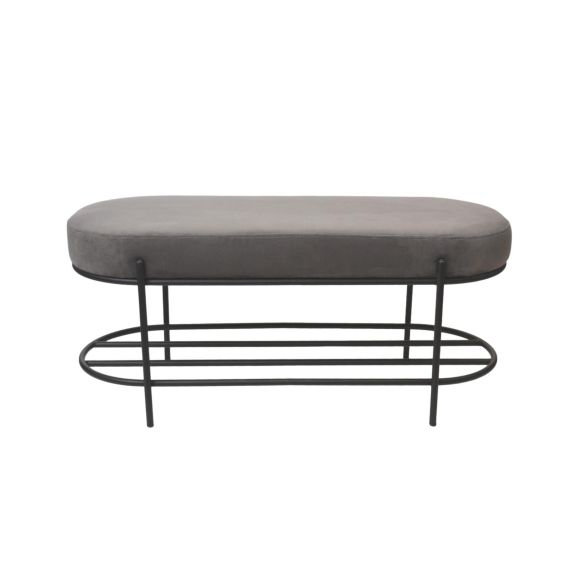 BANCHETĂ ANTREU OTTO DARK GREY