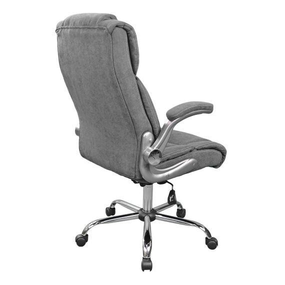 FOTOLIU BIROU/GAMING BX-3702 GREY/STOFĂ