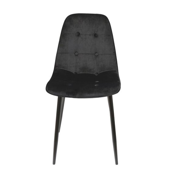 SCAUN M-01-3 (HLR-66) CATIFEA BLACK+BLACK LEGS