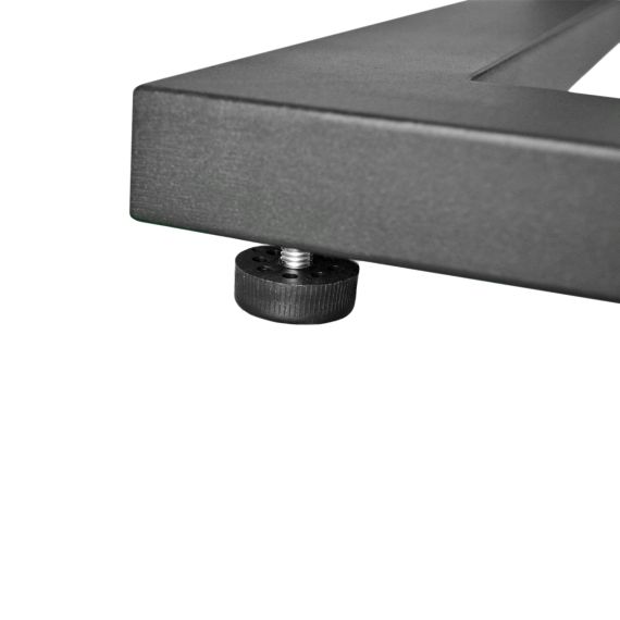 MASĂ FRIDA MARMURĂ NEAGRĂ+BLACK LEGS 180X90