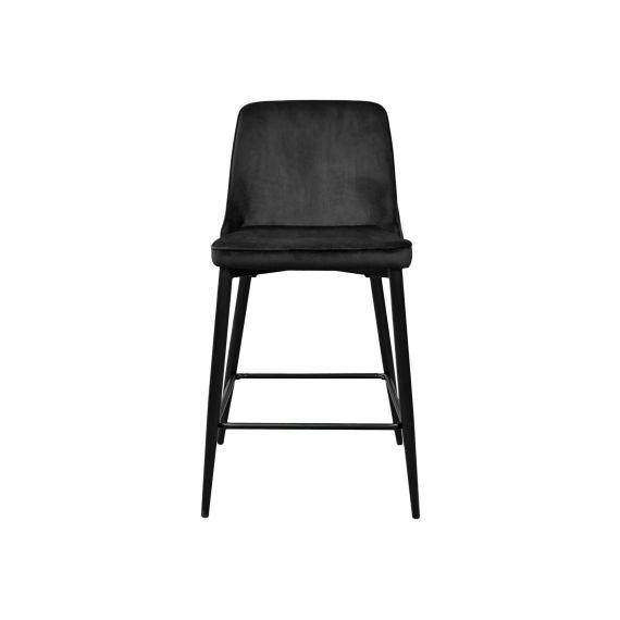 SCAUN DE BAR CLASIC SMALL BLACK HLR66 +BLACK LEGS