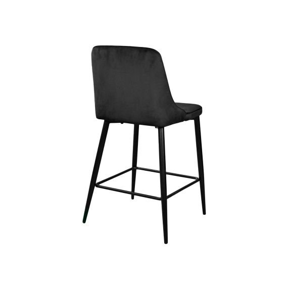 SCAUN DE BAR CLASIC SMALL BLACK HLR66 +BLACK LEGS