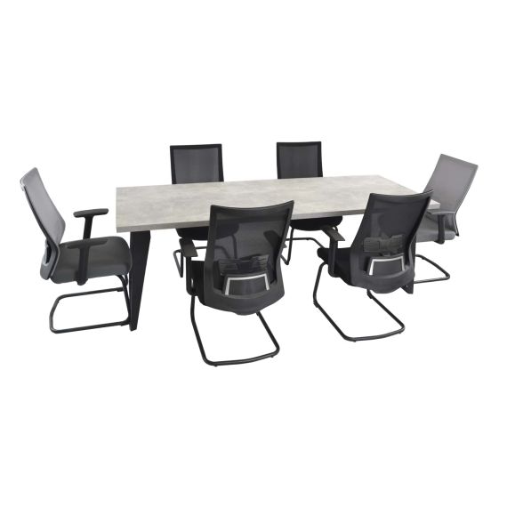 MASĂ CONFERINȚĂ TOWN BETON 275X130