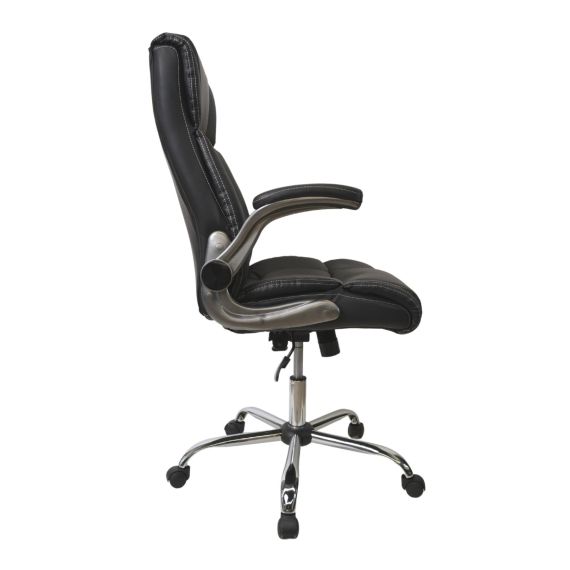 FOTOLIU BIROU/GAMING BX-3702 BLACK/PIELE-ECO