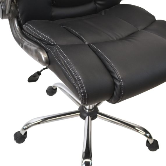 FOTOLIU BIROU/GAMING BX-3702 BLACK/PIELE-ECO