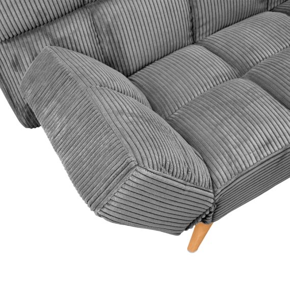 CANAPEA EXTENSIBILĂ LM-58 GREY VELVET