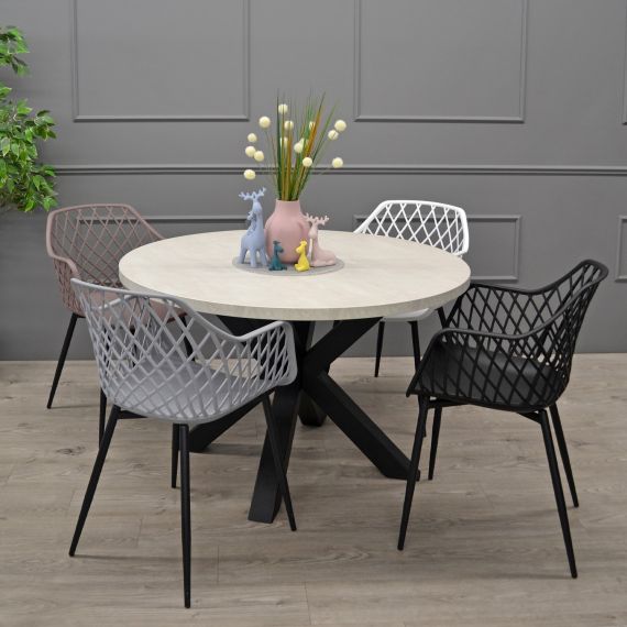 SCAUN SL-7019 CAMEL+BLACK LEGS