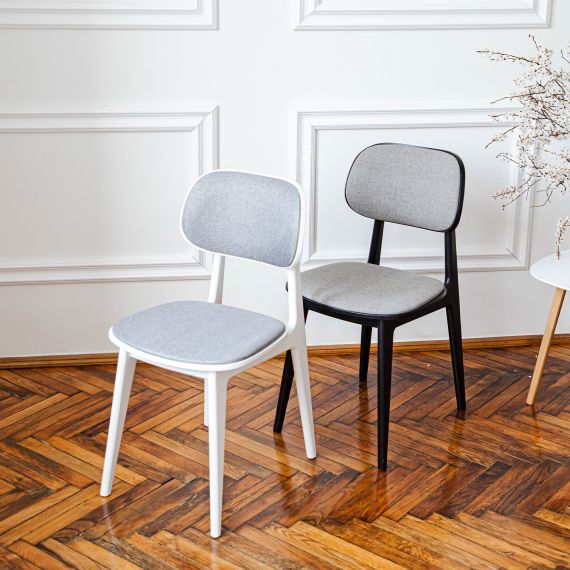 SCAUN LULA STOFA (RUSH 93)+BLACK LEGS