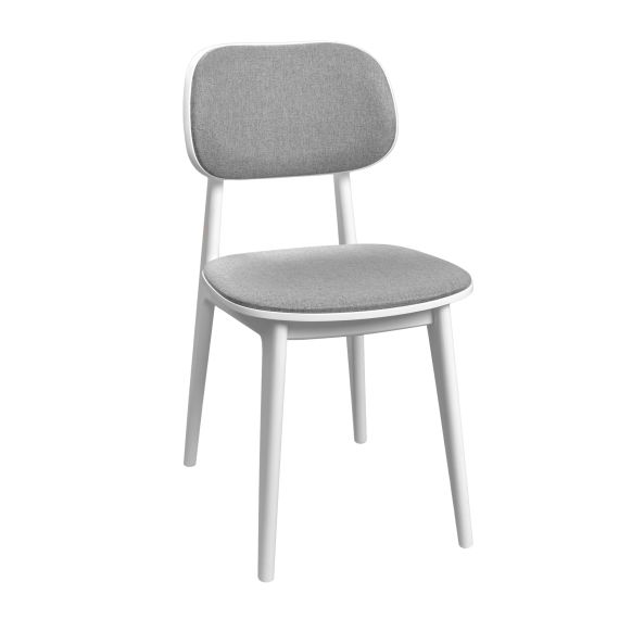 SCAUN LULA STOFA (MALMO 90)+WHITE LEGS