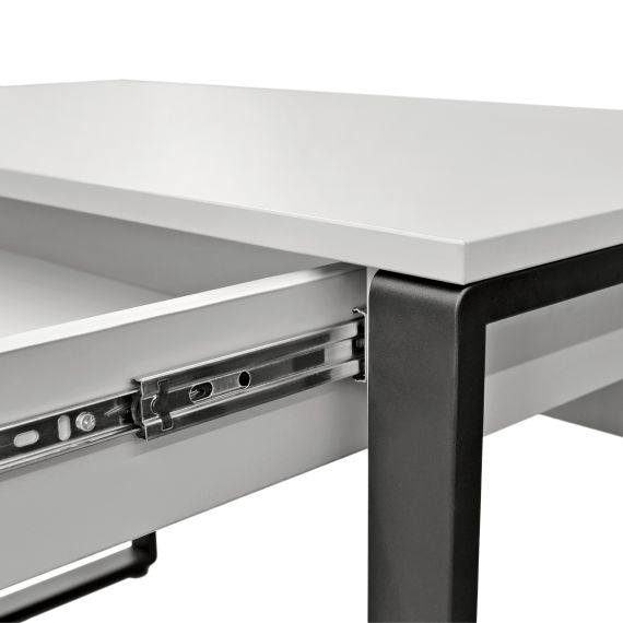 MASA BIROU SMALL 100X55 GREY/BLACK