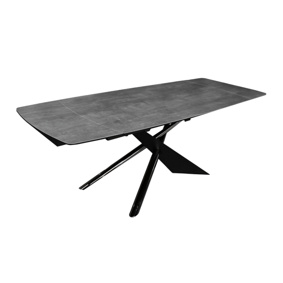 MASA EXTENSIBILĂ CROSS BLACK 180/220/260X98