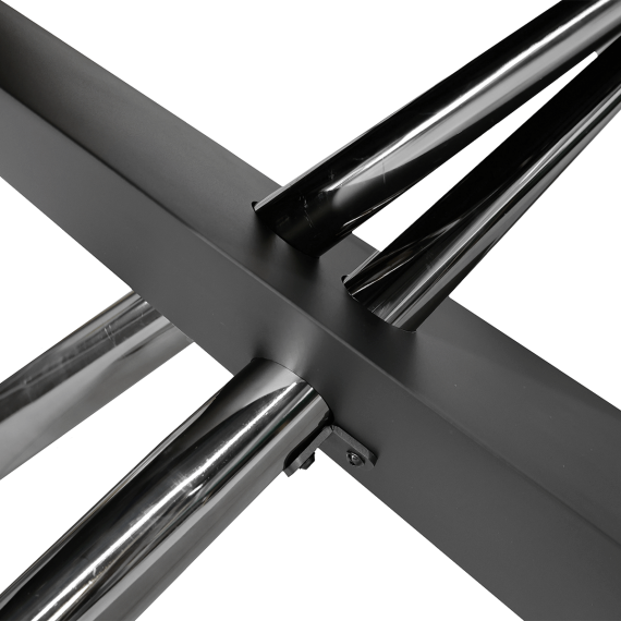 MASA EXTENSIBILĂ CROSS BLACK 180/220/260X98