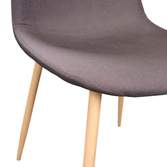 SCAUN C-710 DENIM BROWN+TRANSPRINT LEGS