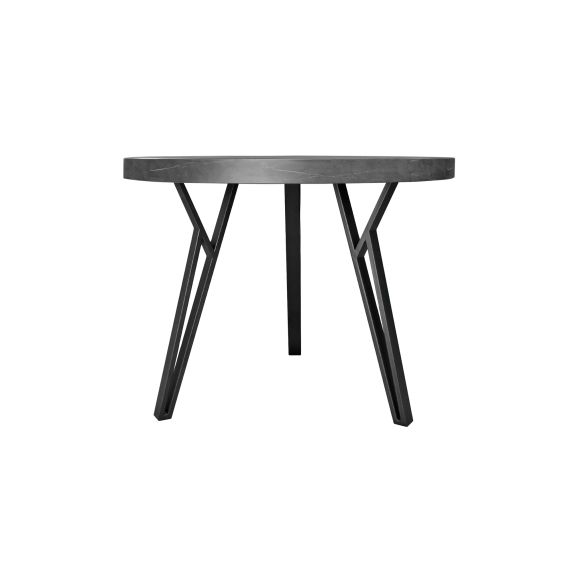 MĂSUȚĂ CAFEA TOKYO RONDO MARMURĂ NEAGRĂ O60