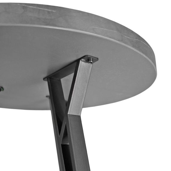 MĂSUȚĂ CAFEA TOKYO RONDO MARMURĂ NEAGRĂ O60