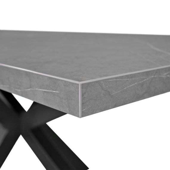 MASĂ VESTA MARMURĂ NEAGRĂ 180X90