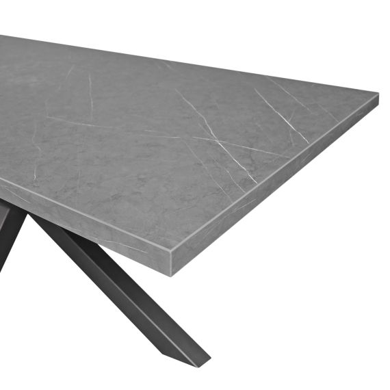 MASĂ VESTA MARMURĂ NEAGRĂ 180X90