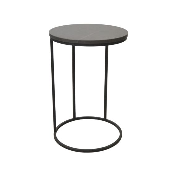 MĂSUȚĂ NOTEBOOK RONDO BLACK MARMURA NEGRU