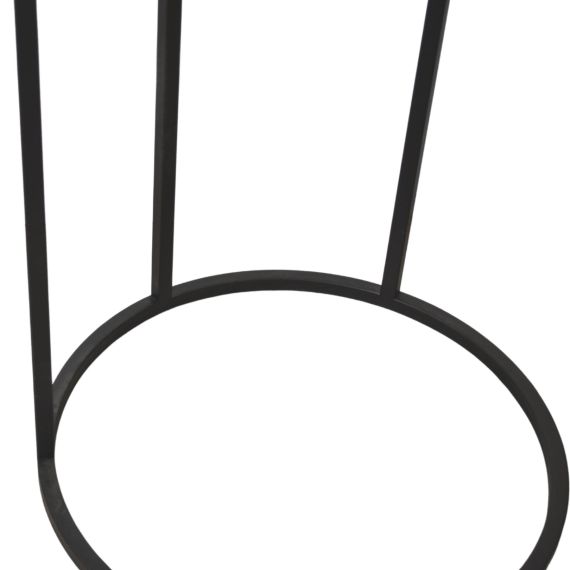 MĂSUȚĂ NOTEBOOK RONDO BLACK MARMURA NEGRU