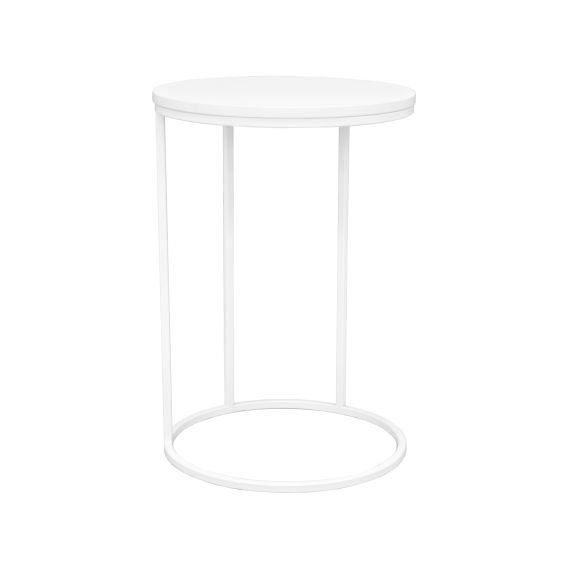 MĂSUȚĂ NOTEBOOK RONDO WHITE