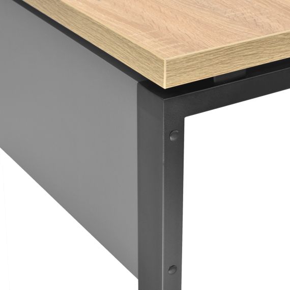 MASA BIROU B-150 (150X68) SONOMA/BLACK