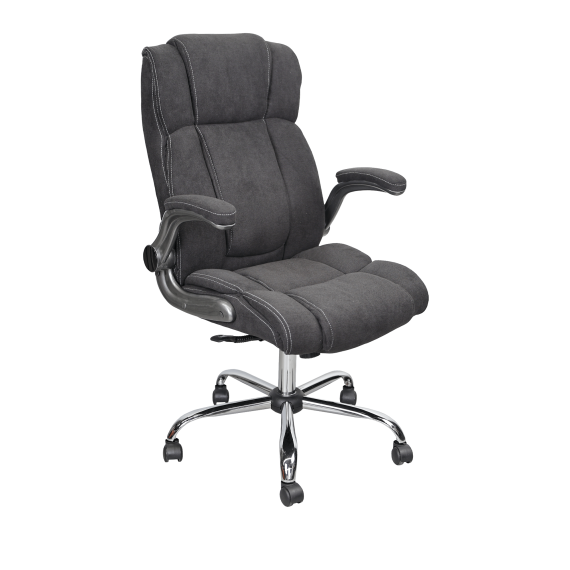 FOTOLIU BIROU BX-3702 DARK GREY/STOFĂ