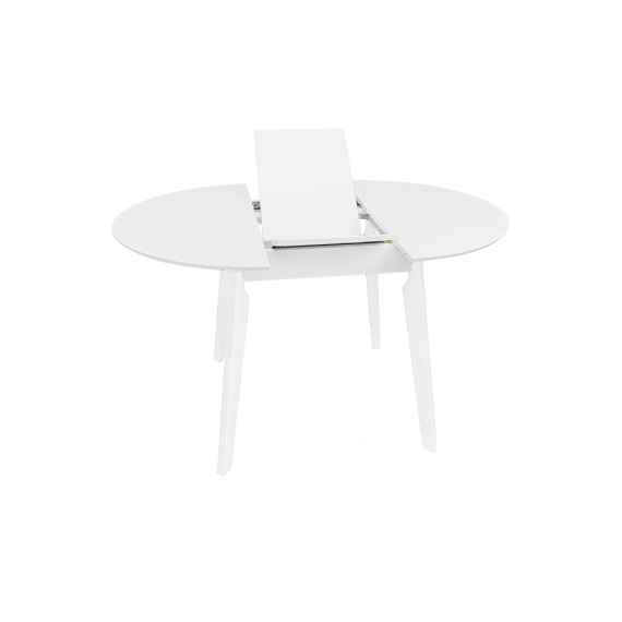 MASA EXTENSIBILĂ MARS WHITE TOP+WHITE LEG 1000(380)*H750