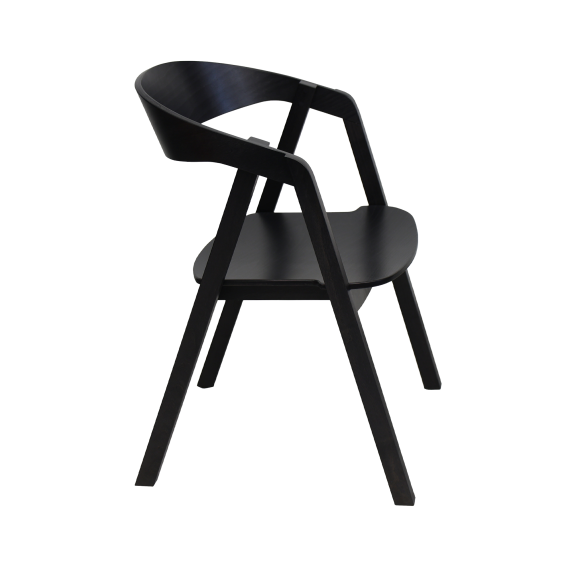 SCAUN GURU BLACK+BLACK LEG