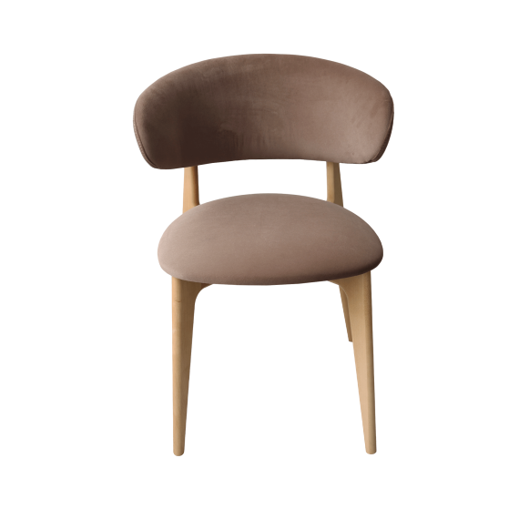 SCAUN ROSES ROYAL VELVET 4+NATURAL LEGS