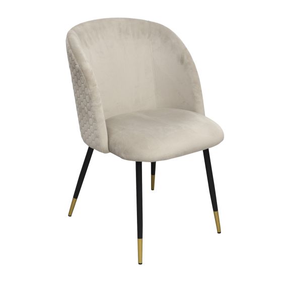 SCAUN SPECTRE BEIGE HLR 7+BLACK GOLD LEGS