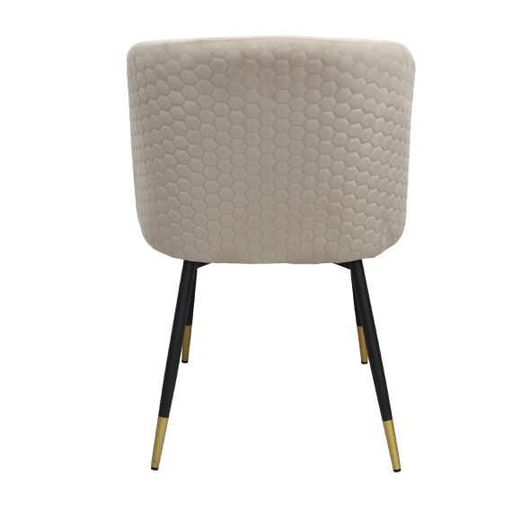 SCAUN SPECTRE BEIGE HLR 7+BLACK GOLD LEGS