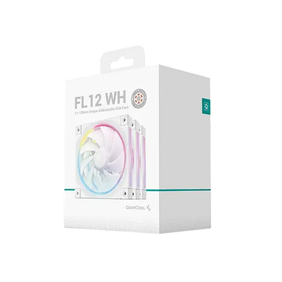 ВЕНТИЛЯТОР ДЛЯ ПК DEEPCOOL FL12 SE WH 3IN1 KIT 120 ММ БЕЛЫЙ