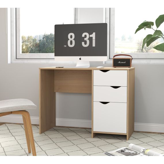 BIROU CAMARO 100X51X76 WHITE M58/STEJAR M37