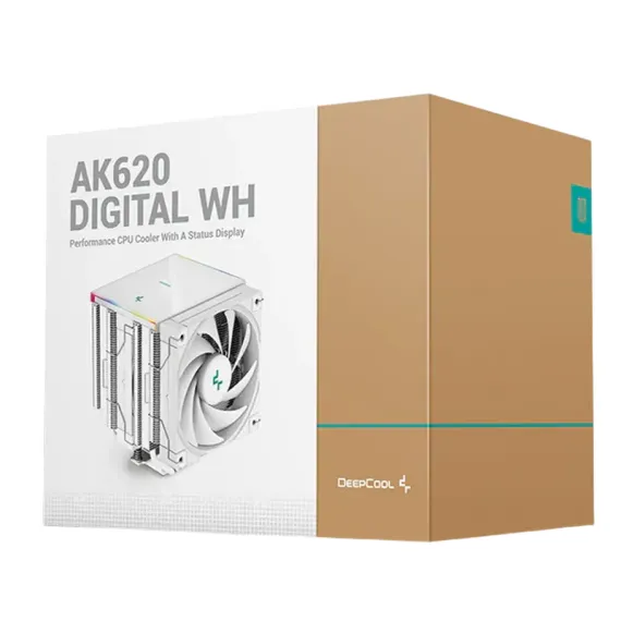 КУЛЕР ДЛЯ ПРОЦЕССОРА DEEPCOOL AK620 DIGITAL WH 120 ММ